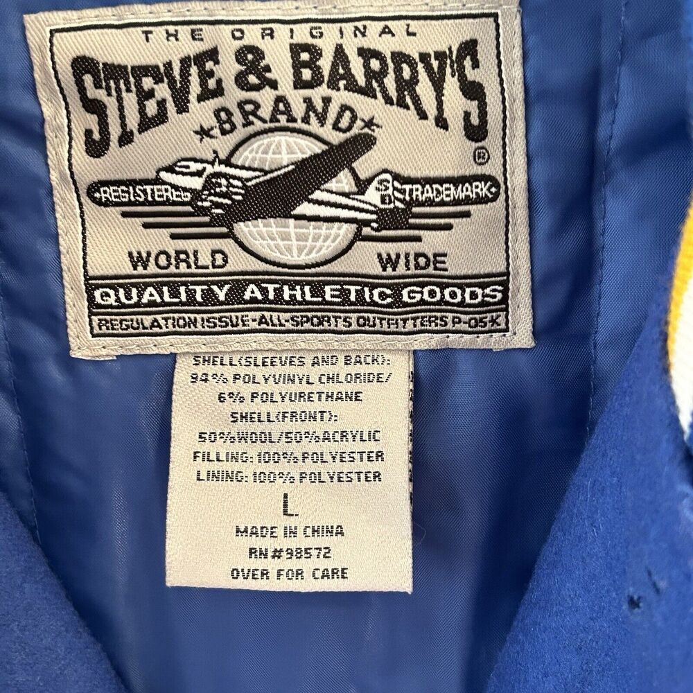 Steve & Barry's Men's Vintage Naval Academy Varsity Jacket Size Large - Picture 3 of 7